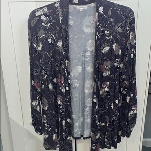 Maurices Floral Print Cardigan